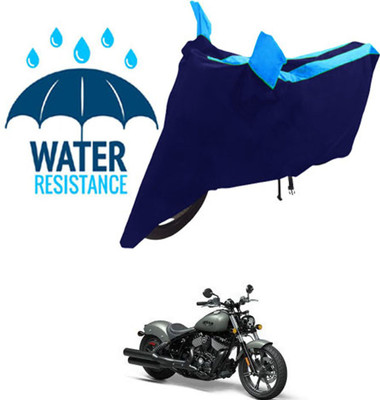 RONISH Waterproof Two Wheeler Cover for Indian(Chief Dark Horse, Blue)