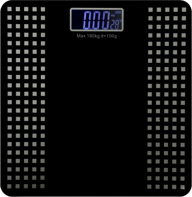 Qozent P/165/Q Digital Glass Weighing Scale(Black)