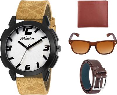 Timebre Watch Sunglass Wallet Combo Price History