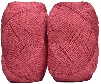 RCB Oswal Chirag Rosewood (600 gm) Wool Ball Hand Knitting Wool/Art Craft Soft Fingering Crochet Hook Yarn, Needle Knitting Yarn Thread Shade no-7