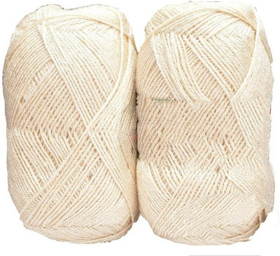 JEFFY Oswal Chirag Skin (400 gm) Wool Ball Hand Knitting Wool/Art Craft Soft Fingering Crochet Hook Yarn, Needle Knitting Yarn Thread Shade no-11