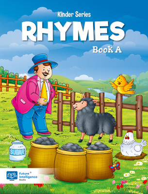 Nursery Rhymes / Nursery rhymes / Nursery rhymes books for kids with Activity Sticker  - Kinder Series Rhymes Book A(Kinder Series, Future Intelligence Books)