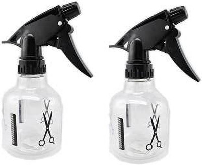 TRENJASU 250 ml Plastic Spray Bottle(Pack of 2, Black)