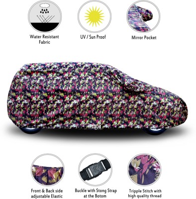 VITSOA Car Cover For Tata Vista Tech (With Mirror Pockets)(Multicolor)