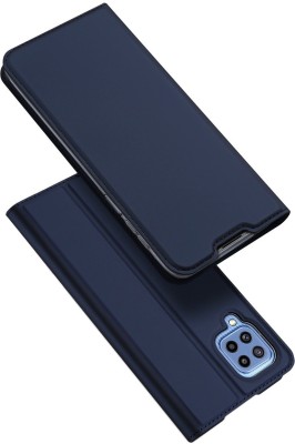 Dux Ducis Flip Cover for Samsung Galaxy M32(Blue, Shock Proof)
