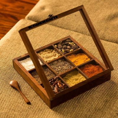 IQ HANDICRAFTS Spice Set Wooden(1 Piece)