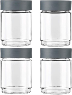 cello Glass Utility Container  - 1500 ml(Pack of 4, Grey)
