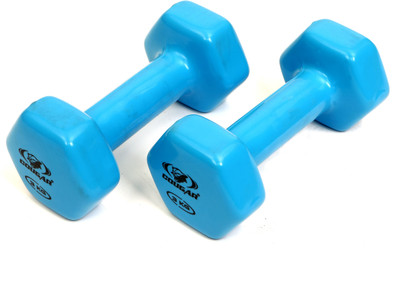COUGAR Vinyl Dumbbells Fixed Weight Dumbbell(3 kg)