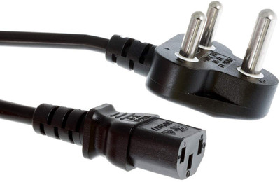 Excel Premium Desktop Computers Cable Power cord (Pack of 1)SMPS 1.5 Meter or 4.9 Feet Gaming Adapter(Black, For PC)
