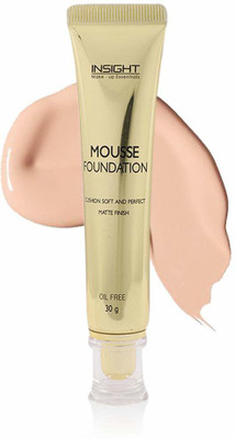 Insight Cushion soft & Perfect Matte Finish Mousse  Foundation(01-Cream Natural, 30 g)