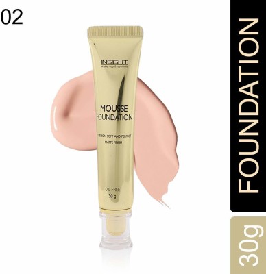 Insight Cushion soft & Perfect Matte Finish Mousse  Foundation(02-Soft Honey, 30 g)