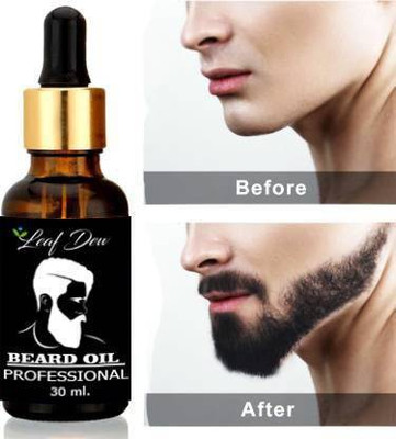 Leaf Dew Beard Growth Oil For Men and Boys Specially for Mooch, Beard Hair Oil(30 ml)
