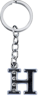 Meeko.com Letter H stylish Alphabet Key Ring 05H Key Chain