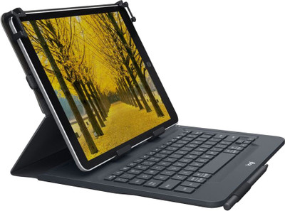 Logitech Universal Folio (7th, 8th & 9th Gen) Precision trackpad, Smart Connector Tech Bluetooth Handheld Tablet Keyboard Compatible with Desktop, Laptop, Mac Universal Folio (7th, 8th & 9th Gen) Precision trackpad, Smart Connector Tech(Black) Logitech Universal Folio (7th, 8th & 9th Gen) Precision trackpad, Smart Connector Tech Bluetooth Handheld Tablet Keyboard Compatible with Desktop, Laptop, Mac Universal Folio (7th, 8th & 9th Gen) Precision trackpad, Smart Connector Tech(Black)