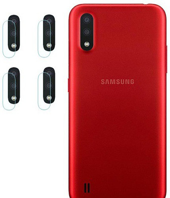 ZORAM Back Camera Lens Glass Protector for Samsung Galaxy A01(Pack of: 4)