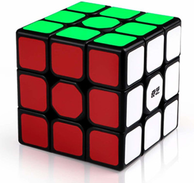 HASTiKA QiYi Sail W 3x3 Black Puzzle Toy High Speed Magic Cubes Puzzles(1 Pieces)