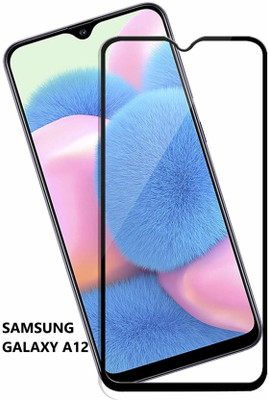 FlipSmartGuard Edge To Edge Tempered Glass for Samsung Galaxy A12, Samsung Galaxy M12, Samsung Galaxy F12, Samung Galaxy F02S, SAMSUNG Galaxy A12(Pack of 1)