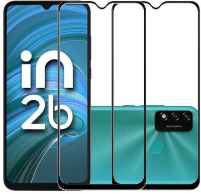 AARERED Edge To Edge Tempered Glass for Micromax IN 2b(Pack of 2)