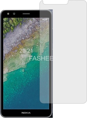 Fasheen Tempered Glass Guard for NOKIA C01 PLUS TA1383 (Shatterproof Flexible)(Pack of 1)
