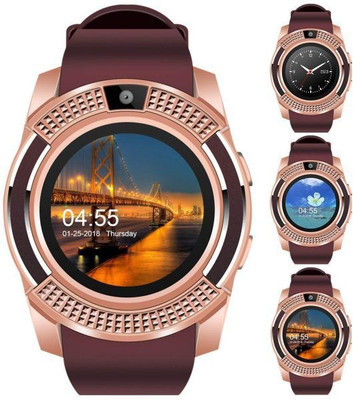 tombik Impossible Screen Guard for Smart Watch Silicone Band For Android & iOS,Gold - V8(Pack of 1)