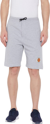 WEAR YOUR MIND Solid Men Grey Regular Shorts