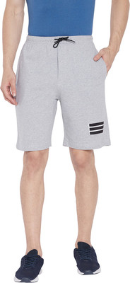 WEAR YOUR MIND Solid Men Grey Regular Shorts