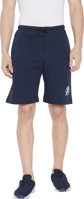 Marvel by Wear Your Mind Graphic Print Men Blue Regular Shorts