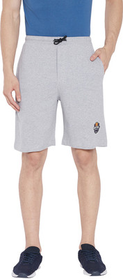 WEAR YOUR MIND Solid Men Grey Regular Shorts