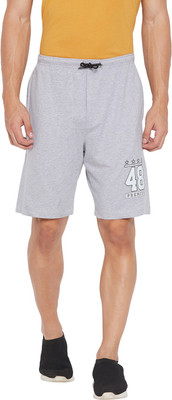 WEAR YOUR MIND Solid Men Grey Regular Shorts