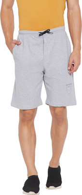 WEAR YOUR MIND Solid Men Grey Regular Shorts