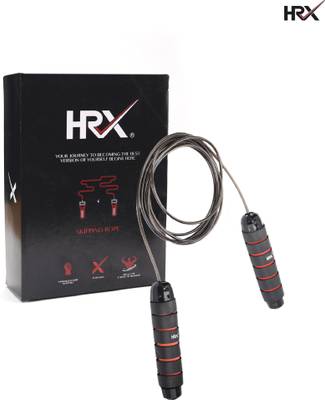 HRX Street Jump 500 Freestyle Skipping Rope  (Black, Red, Length: 280 cm)