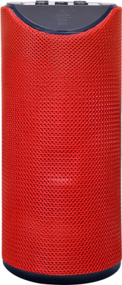 RPMSD Portable Speaker Bluetooth Speaker Outdoor Subwoofer Bass Wireless Speakers Mini Column Box Loudspeaker TF 5 W Bluetooth Speaker(Red, Stereo Channel)