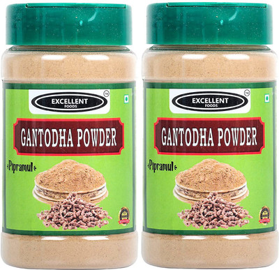 Excellent Foods Pure Ganthoda / Pipramul Powder 100 Grams x 2 Bottle(2 x 100 g)