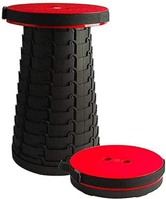 JORDY Smart Retractable Folding Stools Portable Lightweight for Indoor and Outdoor Travel, Fishing Homes Camping, Garden Use Telescoping Stool Plastic Living & Bedroom Stool(Red, Black, DIY(Do-It-Yourself)) JORDY Smart Retractable Folding Stools Portable Lightweight for Indoor and Outdoor Travel, Fishing Homes Camping, Garden Use Telescoping Stool Plastic Living & Bedroom Stool(Red, Black, DIY(Do-It-Yourself))