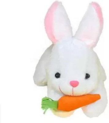 Gking Soft Toy Rabbit Teddy Bear  - 26 cm(White)
