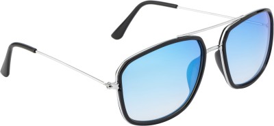 OCHILA Retro Square Sunglasses(For Men & Women, Blue)