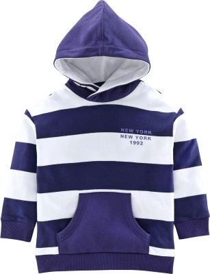 Ventra Full Sleeve Striped Boys Sweatshirt