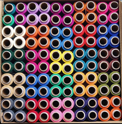 Oymyakon Multicolor Thread(150 m Pack of100)