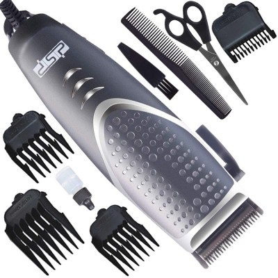 DSP Best Corded Professional Hair Clipper For Men Electric Perfect Shaver Trimmer 0 min  Runtime 4 Length Settings(Multicolor)