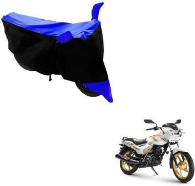 JKR Waterproof Two Wheeler Cover for TVS(Star City, Black, Blue)