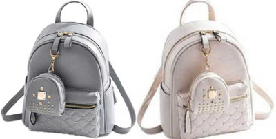 The Monaina crapt backpack 5 L Backpack(Grey, White)