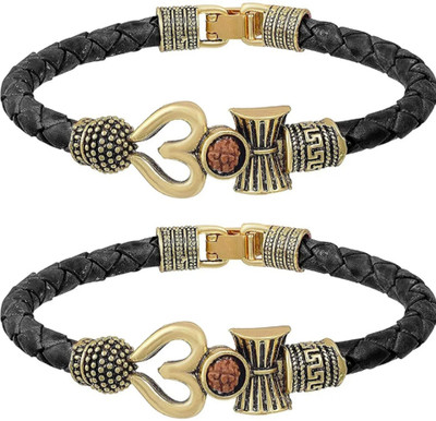 Collection Route Leather Bracelet(Pack of 2)
