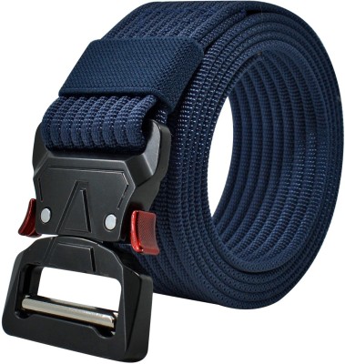 LOOPA Men Casual Blue Nylon Belt