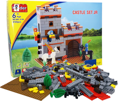 Miniature Mart Castle Set Block Construction Toy Set for Kids with 450 PCS of Building Blocks | Toys for Girls & Boys | Gift It | Suitable Age is 5+ Year and Above Children