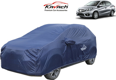 Kavach Car Cover For Honda Amaze S CVT i-VTEC (With Mirror Pockets)(Blue, For 2020 Models)
