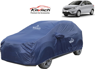 Kavach Car Cover For Tata Zest Quadrajet 1.3 75PS XM (With Mirror Pockets)(Blue)