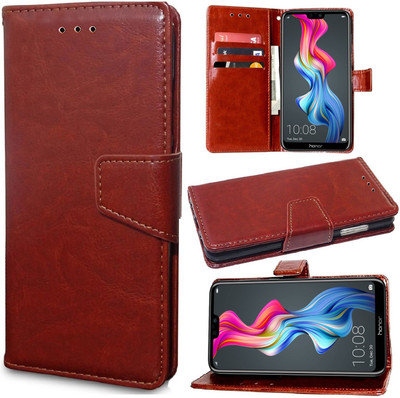 Unistuff Back Cover for Honor 9N(Brown, Dual Protection, Pack of: 1)