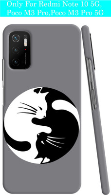 GIFT4EVER Back Cover for Poco M3 Pro 5G(Grey, Pack of: 1)