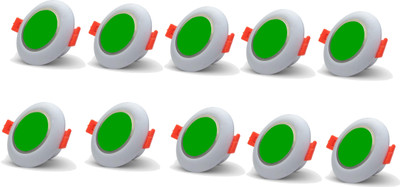 ambert 3 watt led ceiling light pack of -10 Recessed Ceiling Light Ceiling Lamp(White)