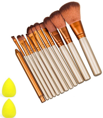 seyblush 2 yellow Sponge puff blender (2 items in set)(14 Items in the set)